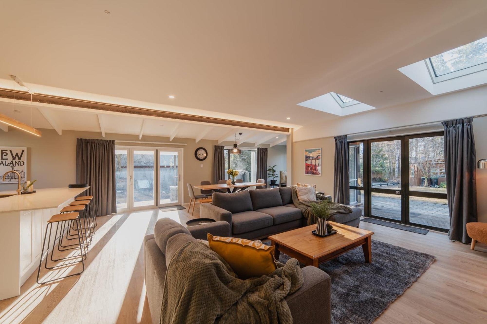 Galaxy 3Br Modern Home With Fireplace Outdoor Spa Lago Tékapo Exterior foto